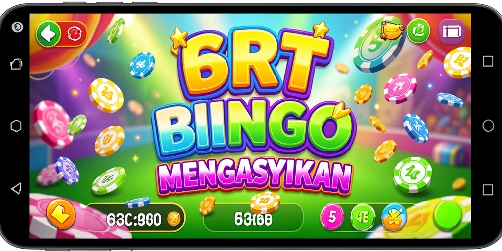 Tampilan gameplay menarik dari 6RT yang menunjukkan keseruan Bingo.