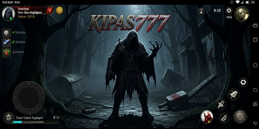 Tampilan mencekam dari gameplay KIPAS777 yang penuh ketegangan.