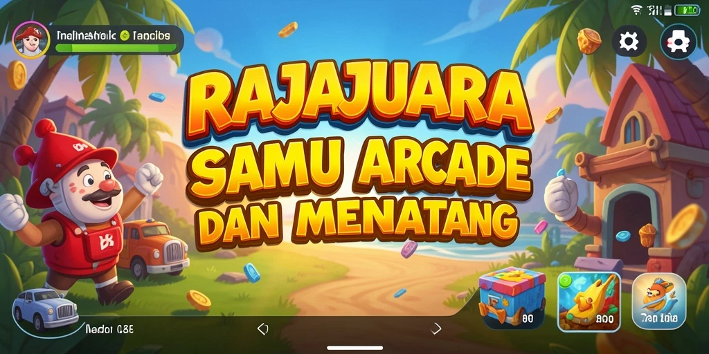 Tampilan gameplay seru dan menantang dalam RAJAJUARA.